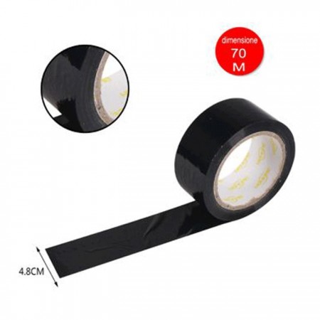 6x Rotoli Nastro Adesivo Colorato Nero Blu Rosso Imballaggi Multiuso rotolo