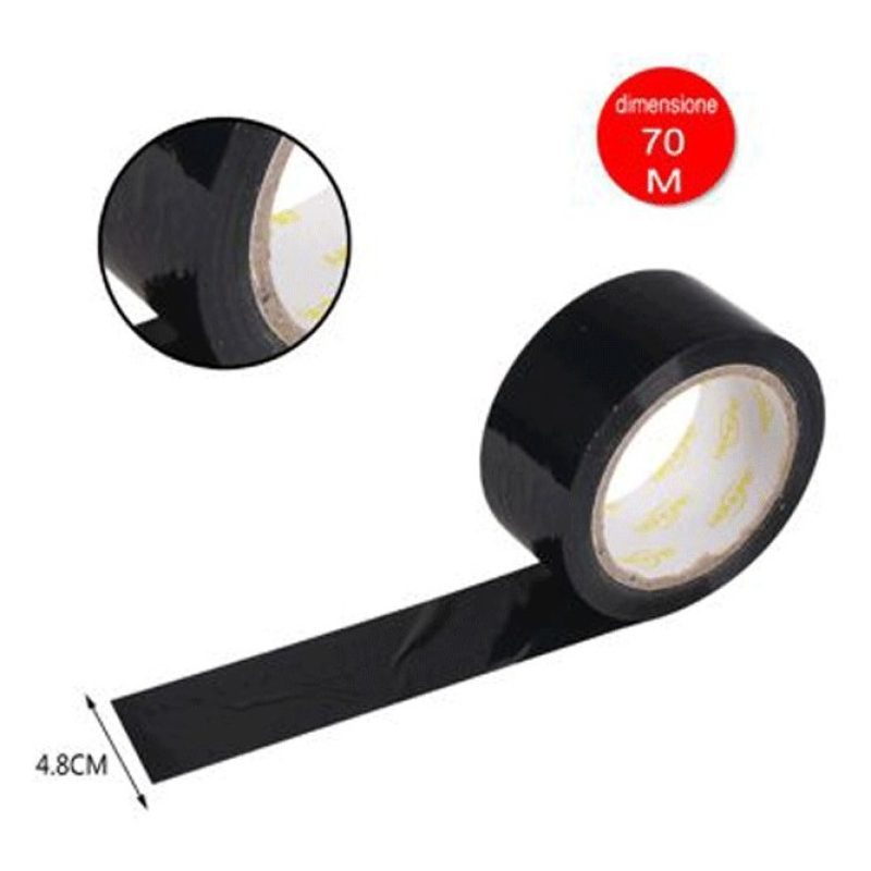 WeHome 6x Rotoli Nastro Adesivo Colorato Nero Blu Rosso Imballaggi ...