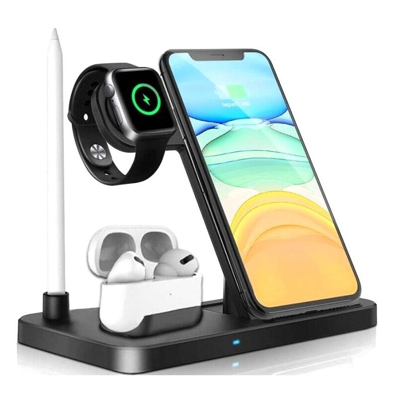Base ricarica Docking station wireless Iphone Watch Cuffie pods Pencil Samsung