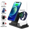 Hongu Base ricarica Docking station wireless Iphone Watch Cuffie po...