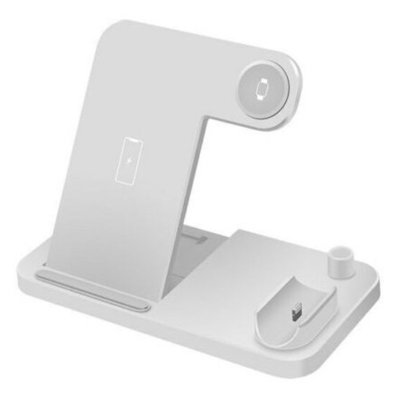 Hongu Base ricarica Docking station wireless Iphone Watch Cuffie po...