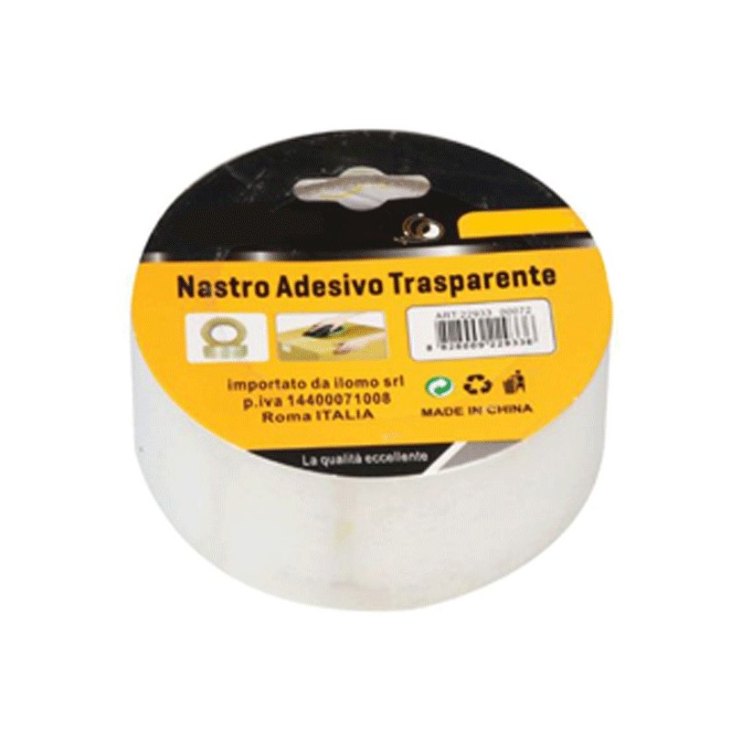 6x Rotoli Nastro Adesivo Trasparente rotolo Pacchi Imballaggio Ferramenta