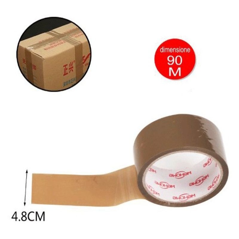 WeHome 6x Rotoli Nastro Adesivo Avana rotolo Pacchi Imballaggio Fer...