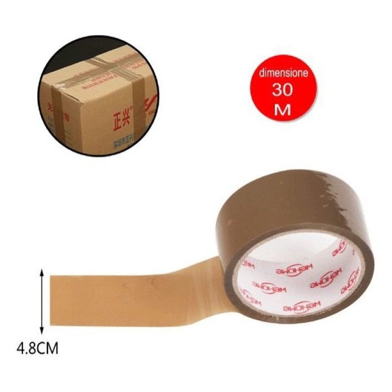 WeHome 6x Rotoli Nastro Adesivo Avana rotolo Pacchi Imballaggio Fer...