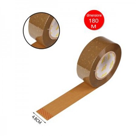 6x Rotoli Nastro Adesivo Avana rotolo Pacchi Imballaggio Ferramenta Scatole