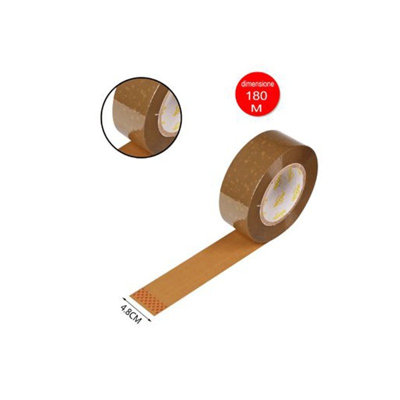 WeHome 6x Rotoli Nastro Adesivo Avana rotolo Pacchi Imballaggio Fer...