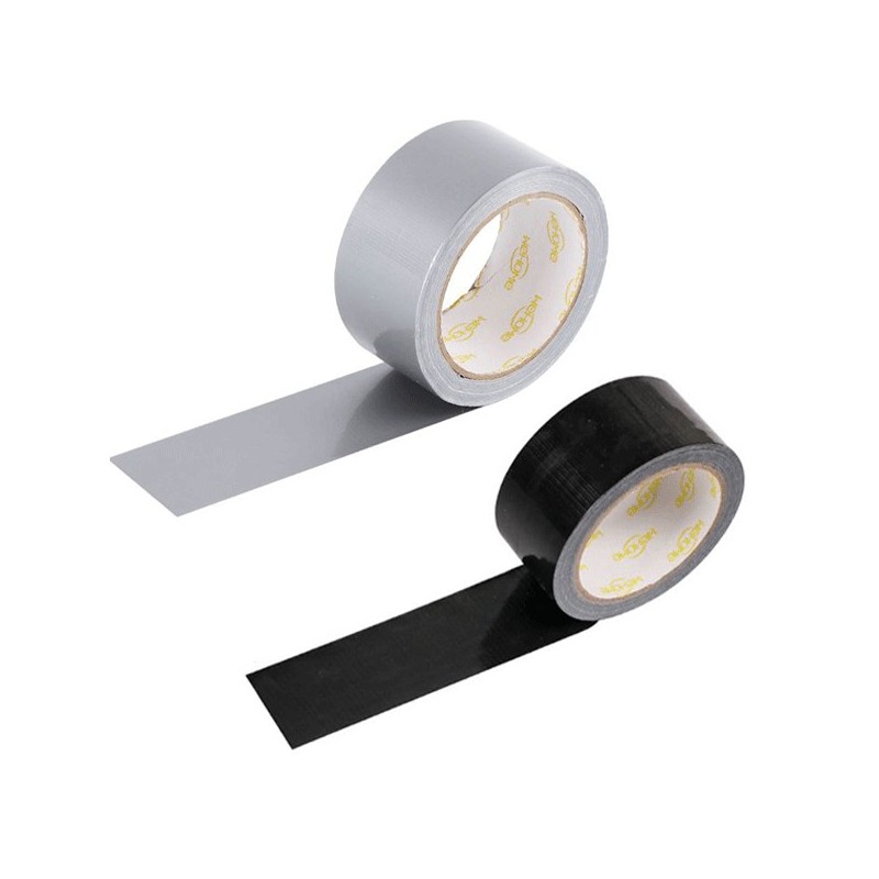 6x Rotoli Nastro Adesivo Telato Grigio Nero Imballaggi Multiuso rotoli Pacchi