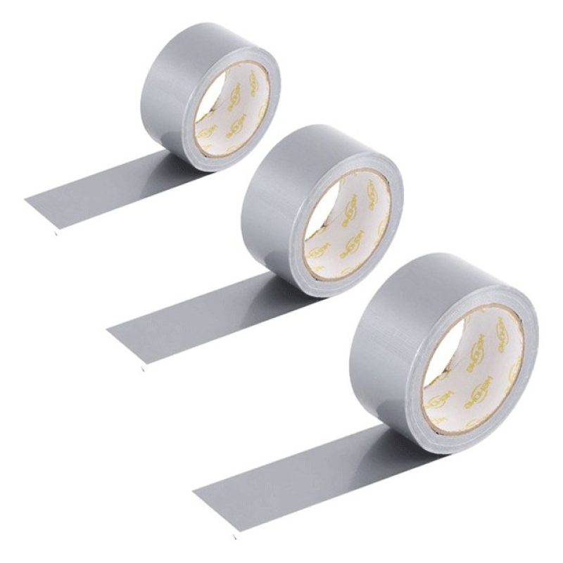 WeHome 6x Rotoli Nastro Adesivo Telato Grigio Nero Imballaggi Multi...
