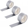 WeHome 6x Rotoli Nastro Adesivo Telato Grigio Nero Imballaggi Multi...