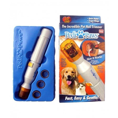 Pedi Paws - Tagliaunghie elettrico per cani e gatti - taglia unghie affila lima elettrica animali domestici
