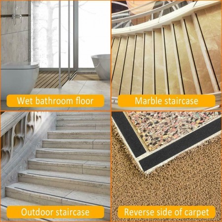 6x Rotoli Nastro Antiscivolo Adesivo Multiuso Rotolo Antisdrucciolo Sicurezza