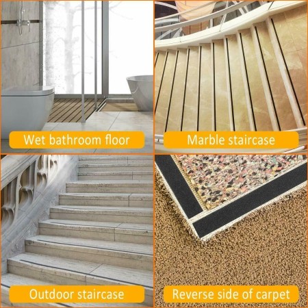 6x Rotoli Nastro Antiscivolo Adesivo Multiuso Rotolo Antisdrucciolo Sicurezza