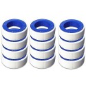 24x Rotolo Nastro Professionale tenuta filetti Raccordi filettatura pezzi Teflon