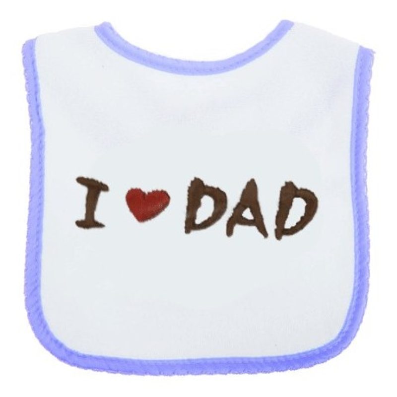 Hongu 12x Bavaglino i love mum/dad carino bambino bambina neonato n...