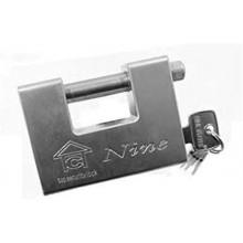 Lucchetto con 4 chiavi Antiscasso Corazzato Catenaccio Serranda Porta Sicurezza