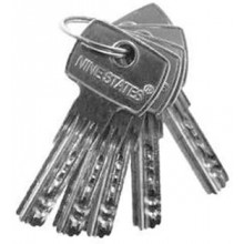 Lucchetto con 4 chiavi Antiscasso Corazzato Catenaccio Serranda Porta Sicurezza