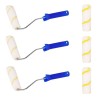 Hongu Set 6x Rullo per pittura Pennello Vernice Manico Pareti Tinte...