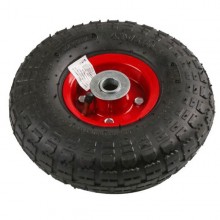 Ruota per Carrello Girevole Pneumatico Carriole Trasporto Ricambio carrelli 26cm