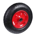 1x Ruota per Carrello Girevole Pneumatico Carriole Trasporto Ricambio carrelli