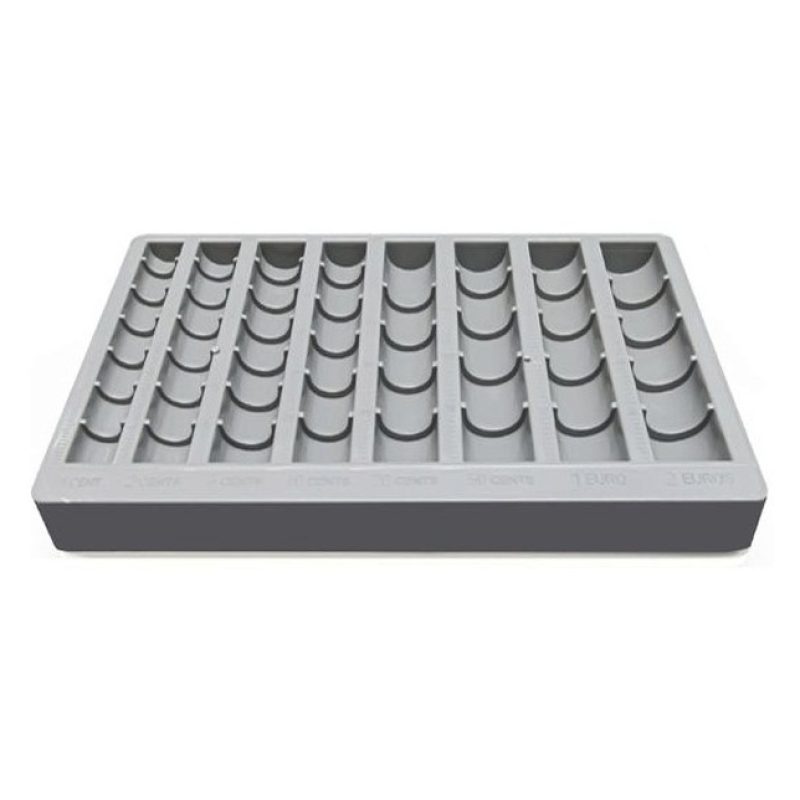 Hongu 2x Contenitore Portamonete Monete Euro Raccoglitore Centesimi...