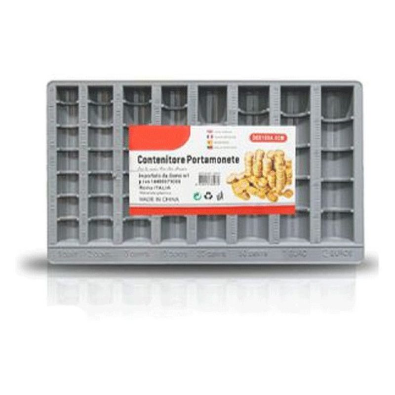 Hongu 2x Contenitore Portamonete Monete Euro Raccoglitore Centesimi...