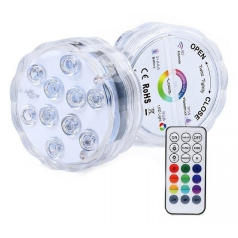 Hongu Luce LED Sommergibile Arcobaleno Impermeabile RGB Subacquea T...