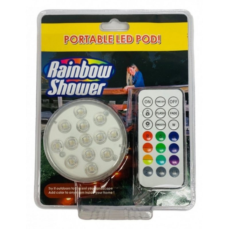 Hongu Luce LED Sommergibile Arcobaleno Impermeabile RGB Subacquea T...