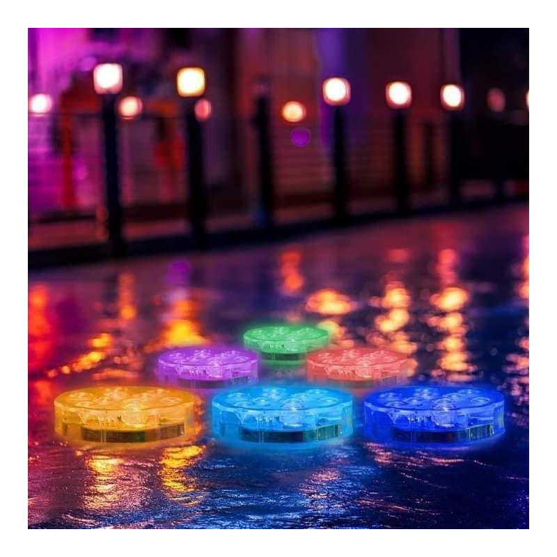 Hongu Luce LED Sommergibile Arcobaleno Impermeabile RGB Subacquea T...
