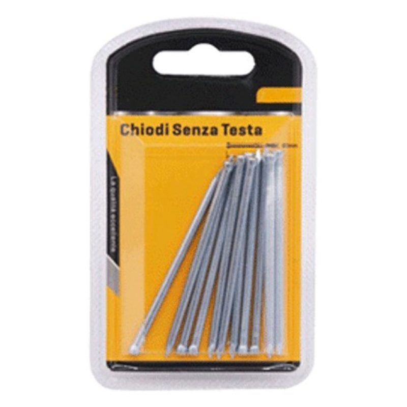Hongu Fino a 200 Chiodi senza testa Chiodo Ferramenta Cantiere Edil...