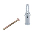 Fino a 210 Tasselli in Nylon con Vite Ferramenta Mattone Legno Edilizia Muro