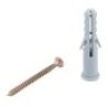 Hongu Fino a 210 Tasselli in Nylon con Vite Ferramenta Mattone Legn...