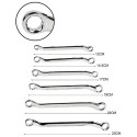 Kit 6 Chiavi Poligonali Curve inglesi ad anello set doppia in Acciaio Attrezzi