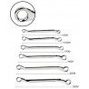 Hongu Kit 6 Chiavi Poligonali Curve inglesi ad anello set doppia in...