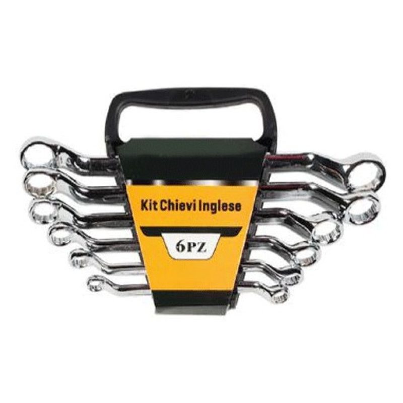 Hongu Kit 6 Chiavi Poligonali Curve inglesi ad anello set doppia in...