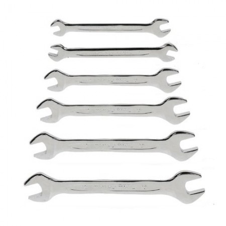 Kit 6 pezzi Chiavi inglesi set Forchetta doppia in Acciaio Attrezzi Piatte Fisse