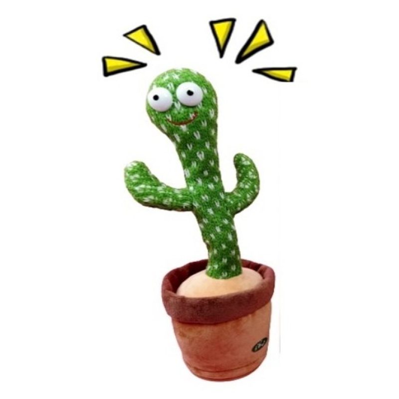 Hongu Peluche cactus ballo danzante con led bimbi bambini cactus ba...