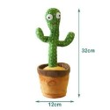 Peluche cactus ballo danzante con led bimbi bambini cactus balla e ripete gioco
