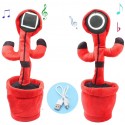 Peluche SQUID GAME ballo danzante con led impara a parlare che balla gioco