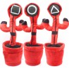 Hongu Peluche SQUID GAME ballo danzante con led impara a parlare ch...