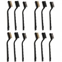 12x Spazzola in metallo Raschietti Ruggine Rimozione Smerigliatrice Bricolage
