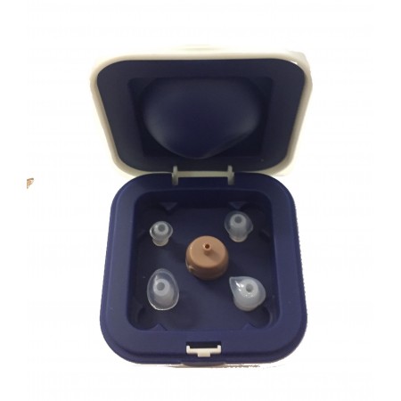 Mini auricolare interno non udenti amplificatore apparecchio acustico orecchio