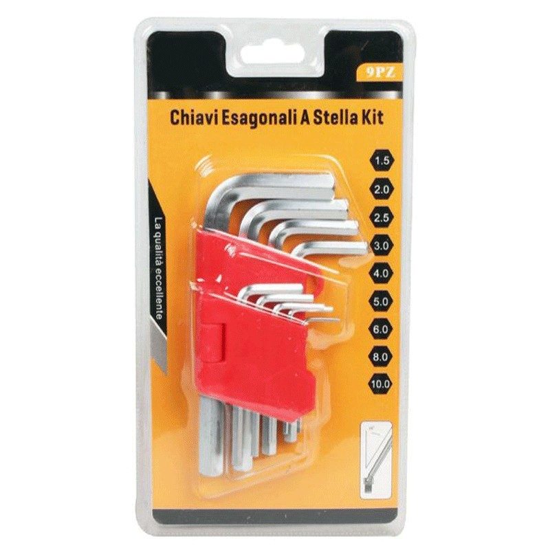 Hongu Kit 18 Chiavi esagonali a Brugola ad L Attrezzi Set Bricolage...