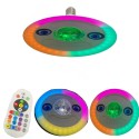 Lampada musicale cassa speaker bluetooth RGB LED 48W telecomando attacco E27