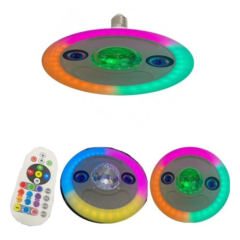 Driwei Lampada musicale cassa speaker bluetooth RGB LED 48W telecom...