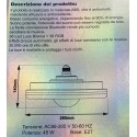 Lampada musicale cassa speaker bluetooth RGB LED 48W telecomando attacco E27