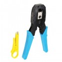 Pinza Crimpatrice Connettori Spellafili Cavo 4/6/8 Crimpare Pinze Elettricista