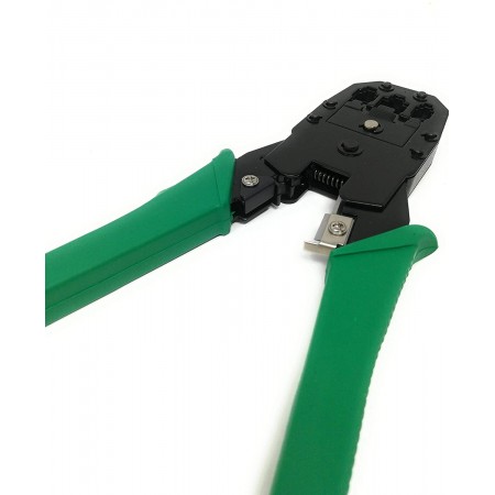 Pinza Crimpatrice Connettori Spellafili Cavo 4/6/8 Crimpare Pinze Elettricista
