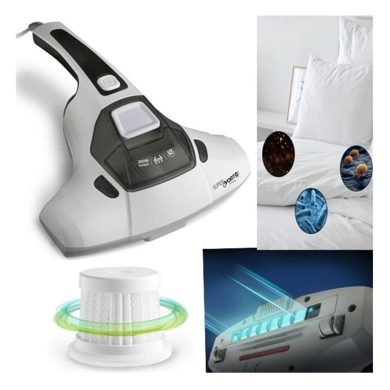 Innoliving Aspirapolvere anti Acari Batteri Supervort UV Innoliving...