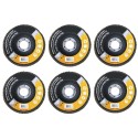 6x Dischi Lamellare Corindone Abrasiva Metallo Ferro Lamellari Smerigliatrice