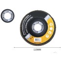 6x Dischi Lamellare Corindone Abrasiva Metallo Ferro Lamellari Smerigliatrice